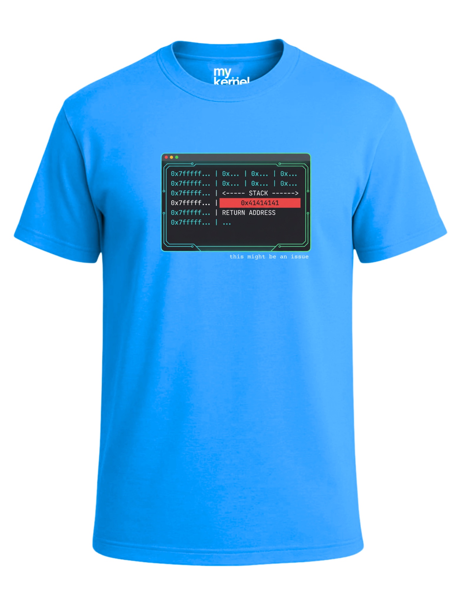 Essential Stack Corruption Electric Blue